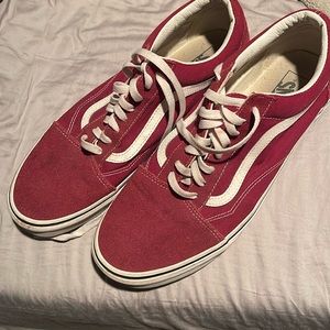 Vans size 12.  Bought them used over a year ago, but only wore them once.